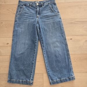 L.L. Bean Women's Cropped Bmlue Jeans Sz 10 Petite